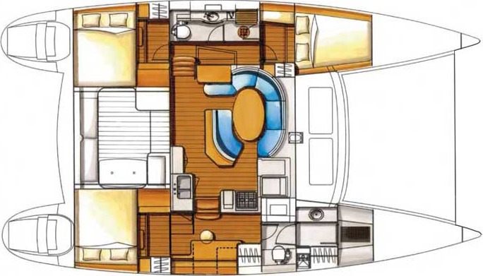 3 Cabin floorplan